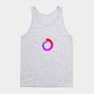 Infinity spiral red to blue Tank Top